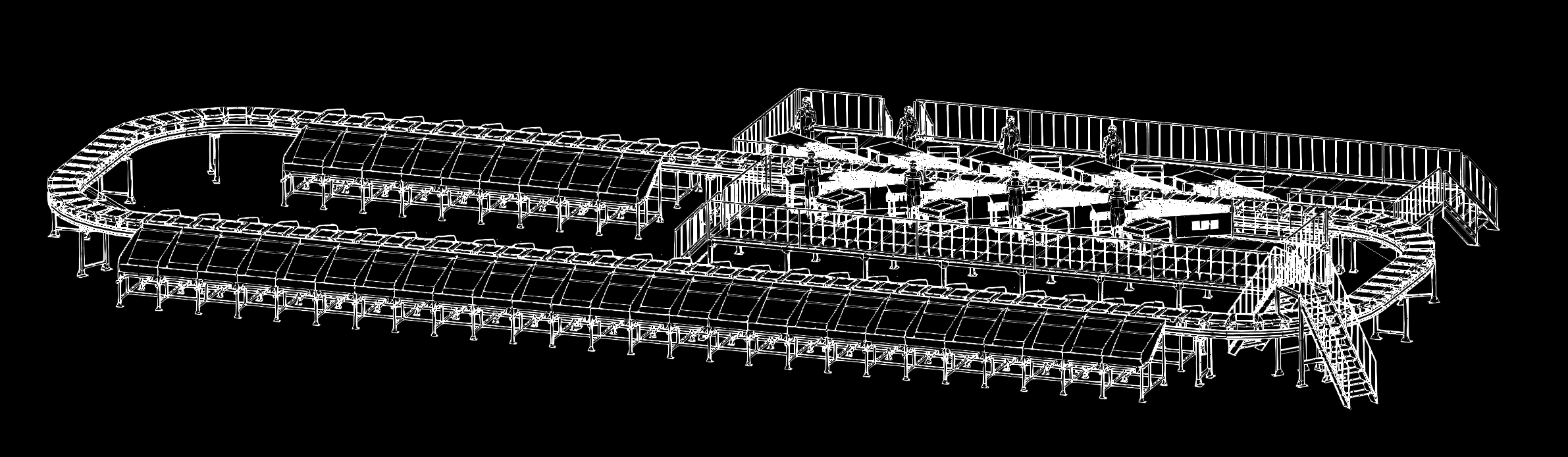 达拉科技物流配单分拣系统-物流项目展示